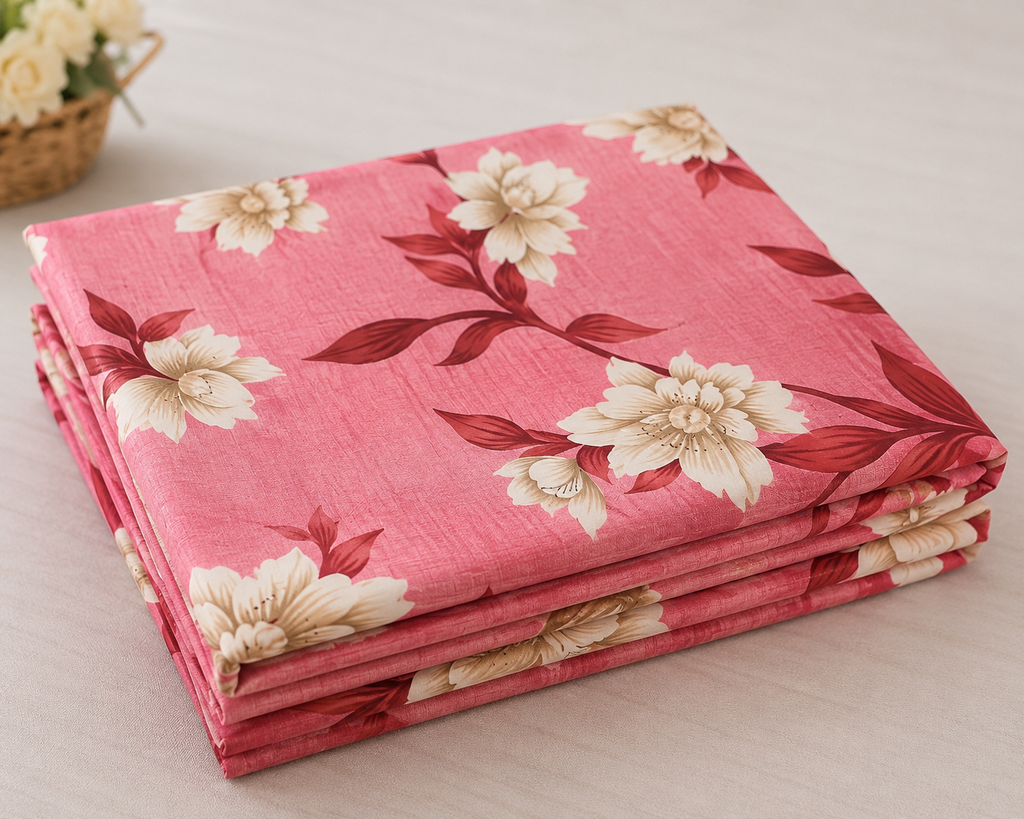Premium Cotton Bedsheet | Soft & Comfortable Double Bed Sheet