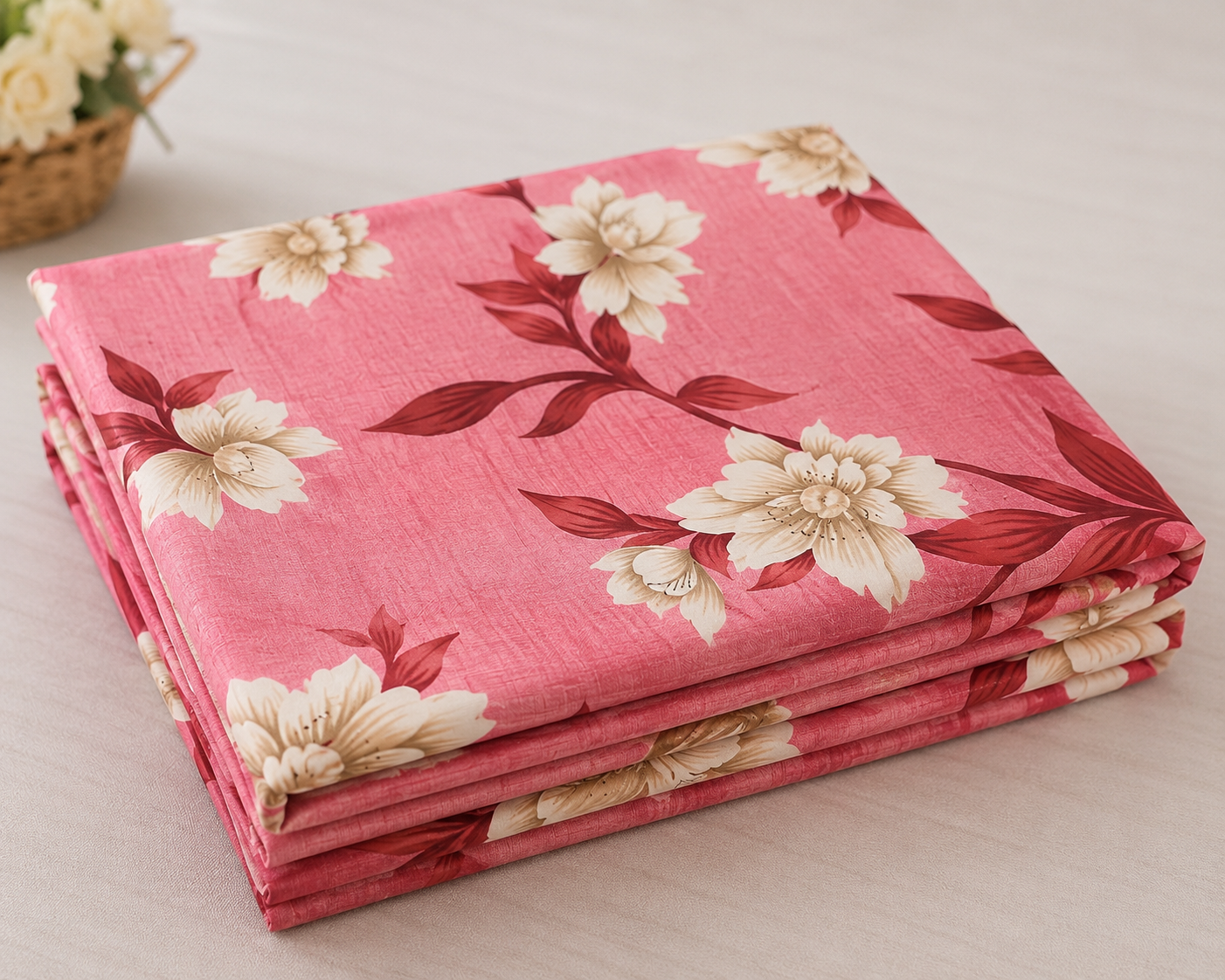 Premium Cotton Bedsheet | Soft & Comfortable Double Bed Sheet