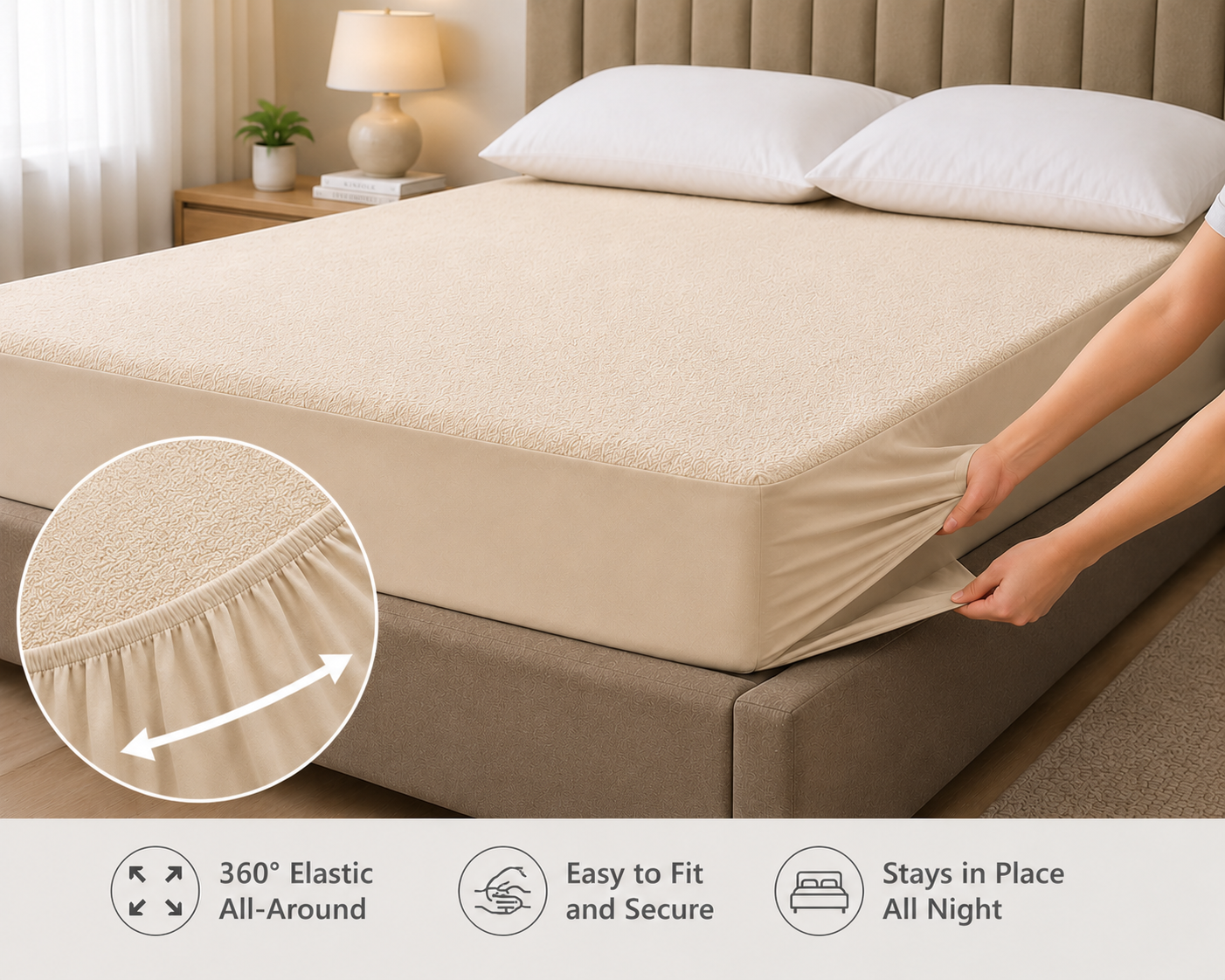 Premium Mattress Protector | Soft & Comfortable Bed Protection Cover