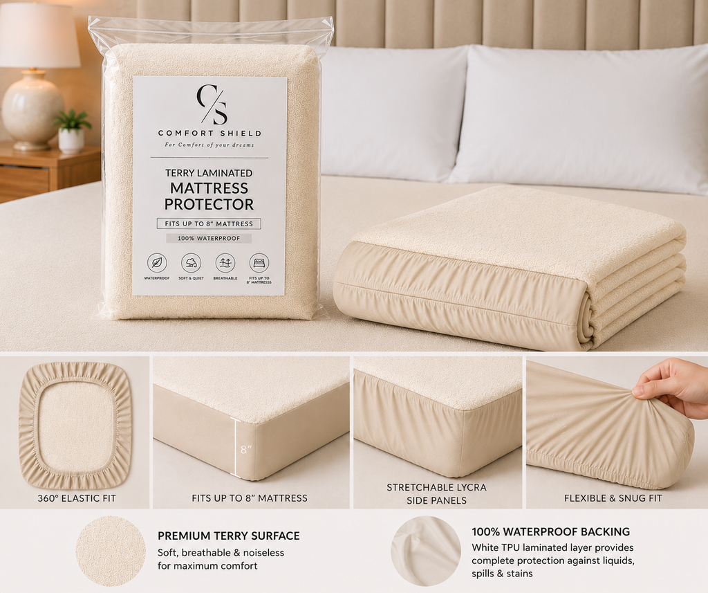 Premium Mattress Protector | Soft & Comfortable Bed Protection Cover