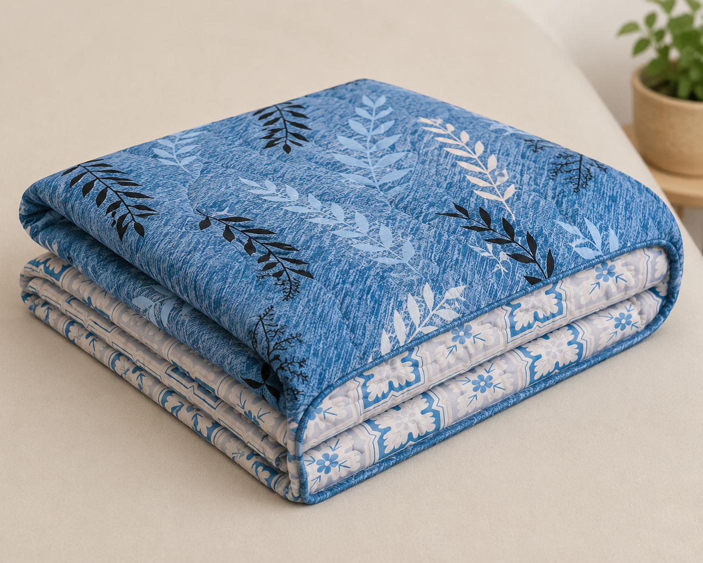 Premium Cotton Comforter | Soft Warm & Cozy Blanket for Winter